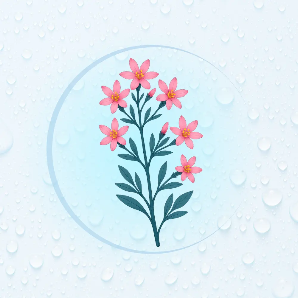 Bachblüte Nr. 4: Centaury (Illustration)