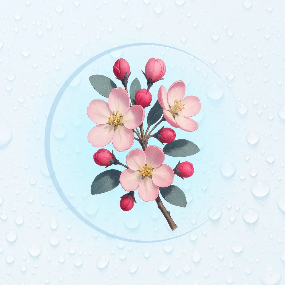 Bachblüte Nr. 10: Crab Apple (Illustration)