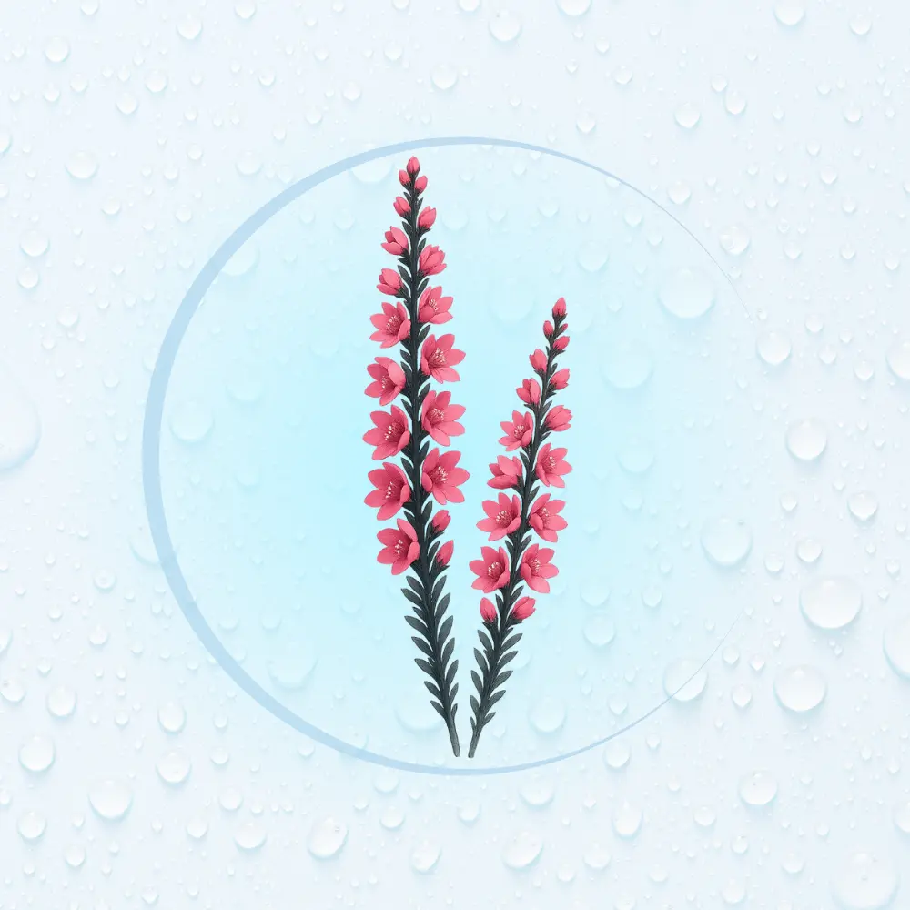 Bachblüte Nr. 14: Heather (Illustration)