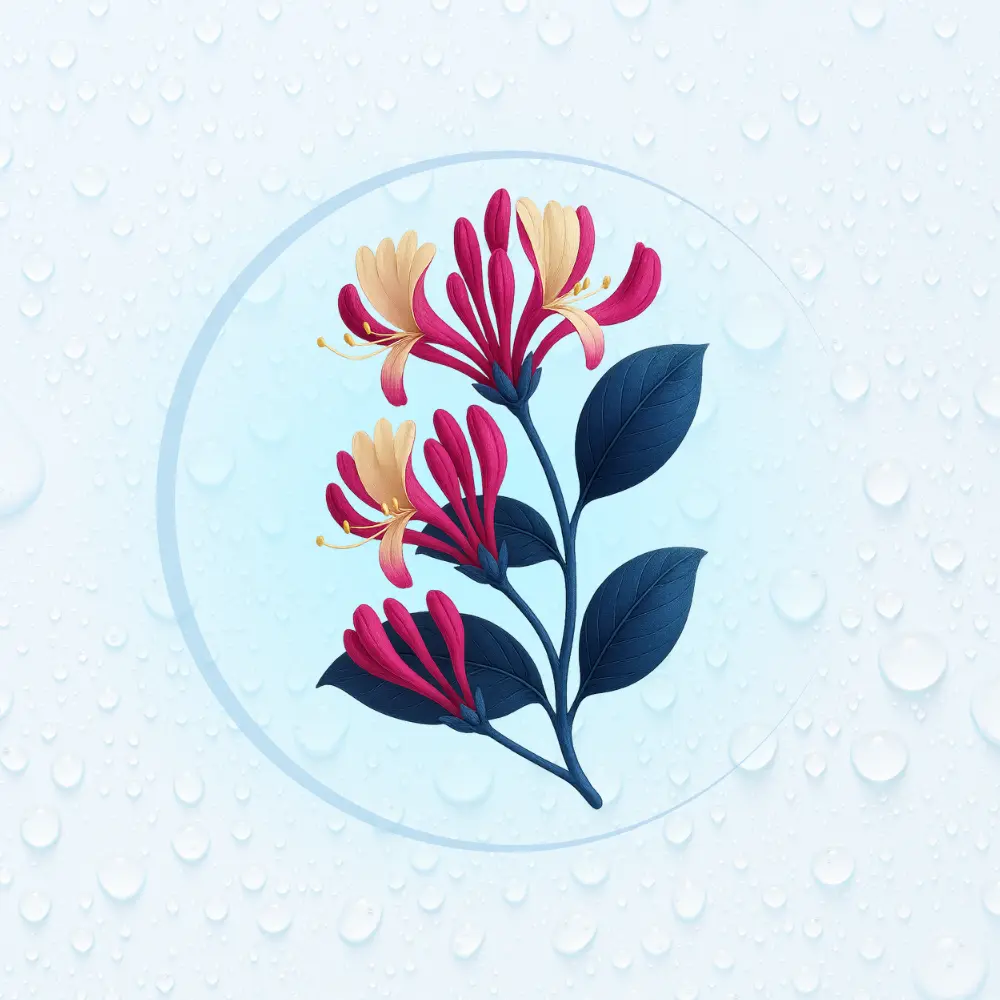 Bachblüte Nr. 16: Honeysuckle (Illustration)