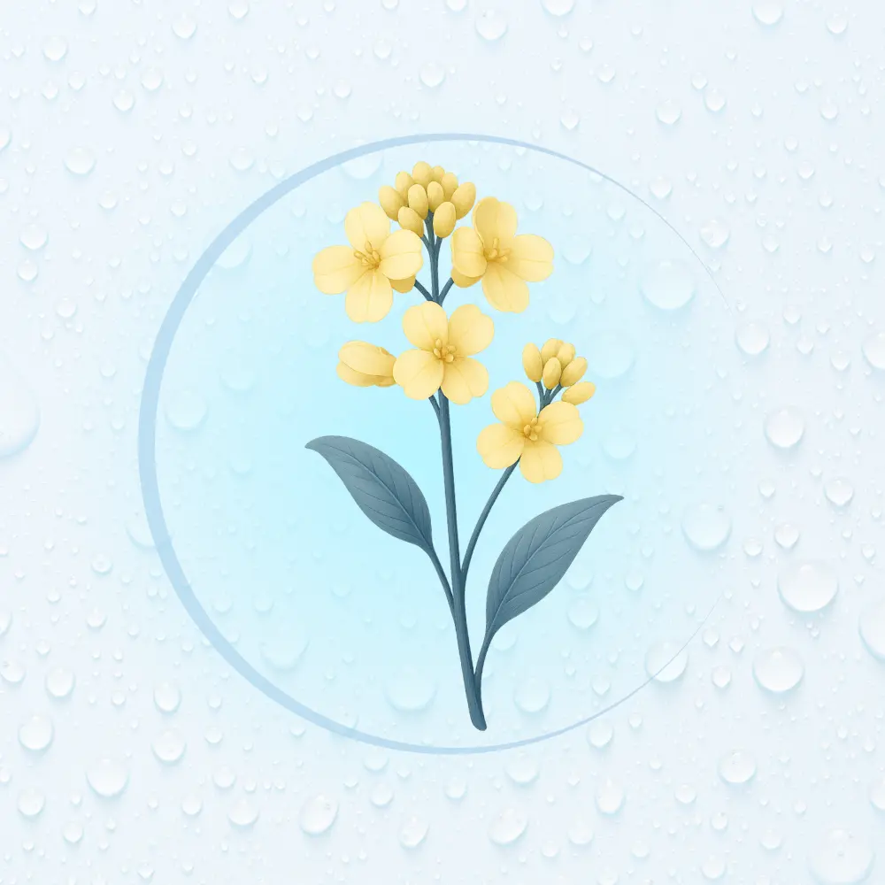 Bachblüte Nr. 21: Mustard (Illustration)