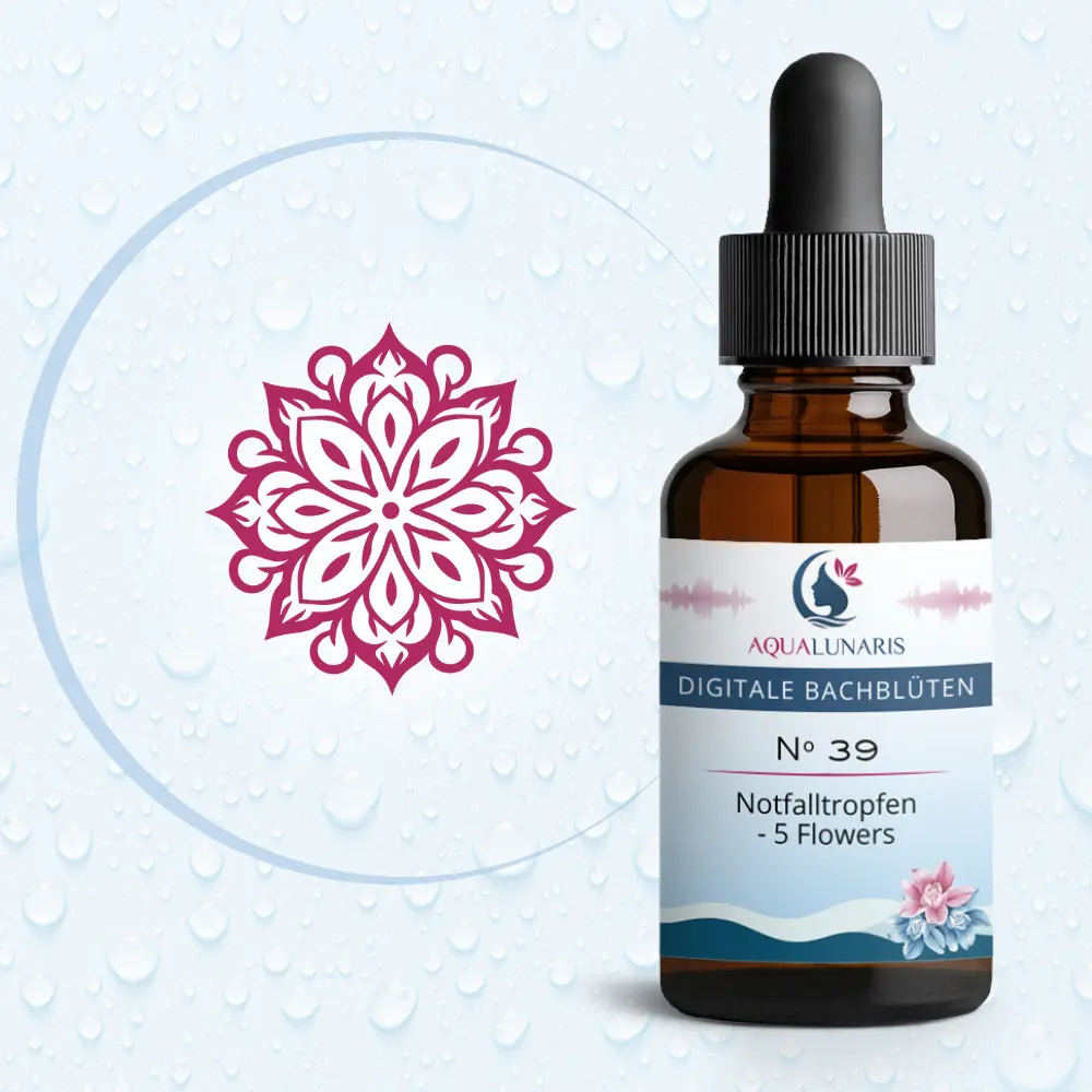 Digitale Bachblüten Mischung N° 39 – Notfalltropfen - 5 Flowers – Produktbild