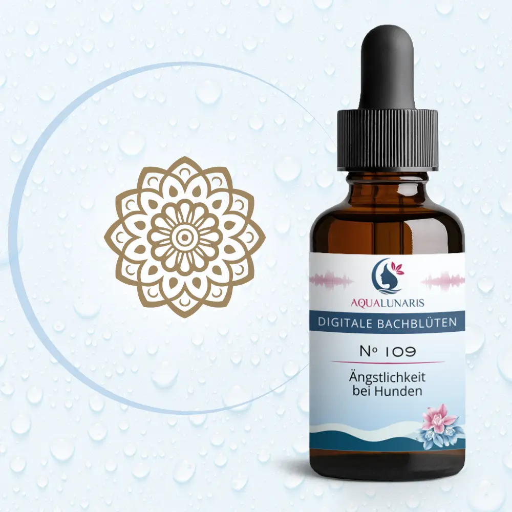 Digitale Bachblüten Mischung N° 109 – Ängstlichkeit bei Hunden – Produktbild