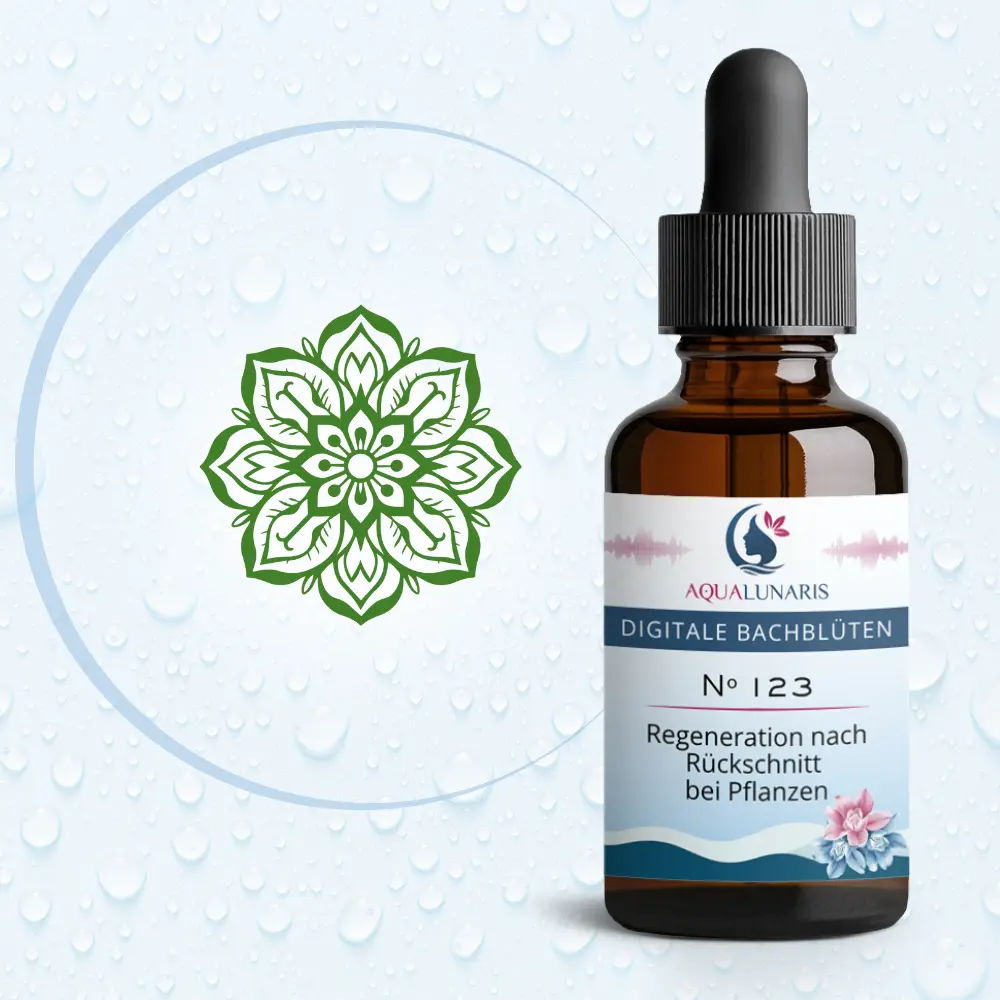 Digitale Bachblüten Mischung N° 123 – Regeneration nach Rückschnitt für Plfanzen – Produktbild