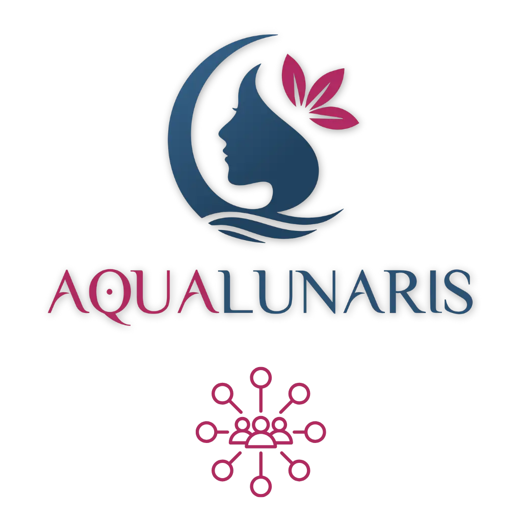 AquaLunaris – Logo der Marke für digitale Bachblüten
